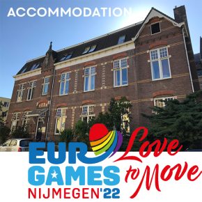 Eurogames 2022: accommodation @Vrouwenschool Nijmegen!