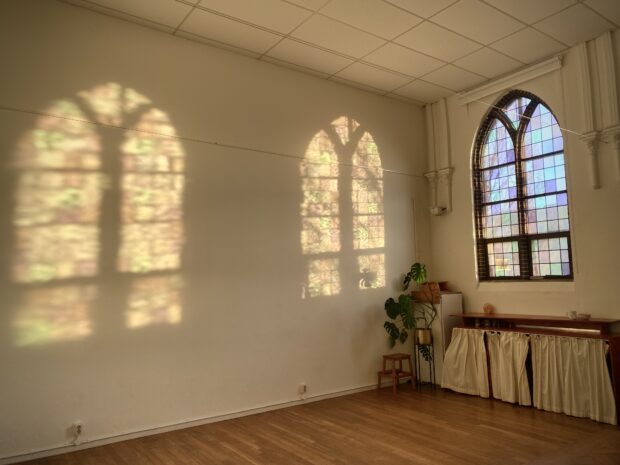 Kapel Vrouwenschool glas in lood